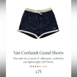 Tracksmith Van Cortland Grand Size M Navy/White